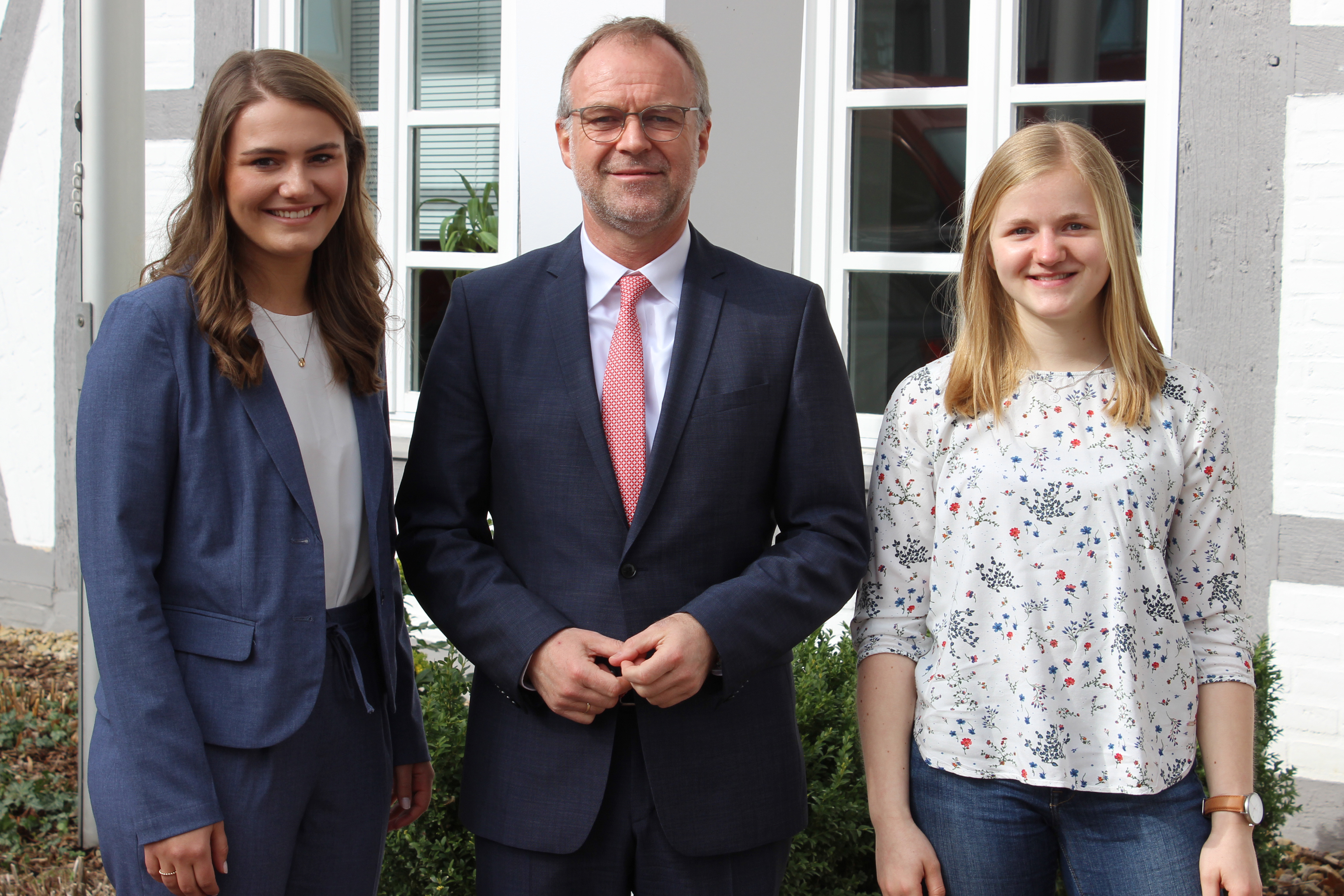 Angehende Medizinerinnen zu Besuch bei Landrat Kohlmeier – Beitrag zur hausärztlichen Versorgung im Landkreis