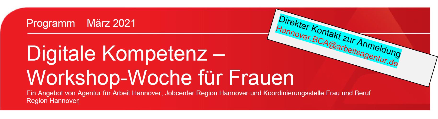 Digitale Kompetenz – Workshop-Woche für Frauen