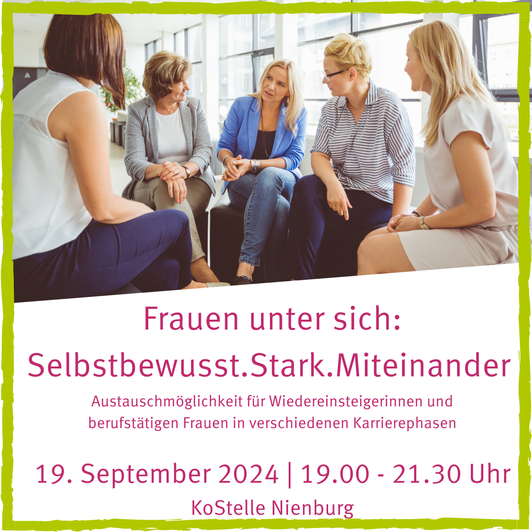 Jetzt anmelden: Frauen unter sich: Selbstbewusst.Stark.Miteinander