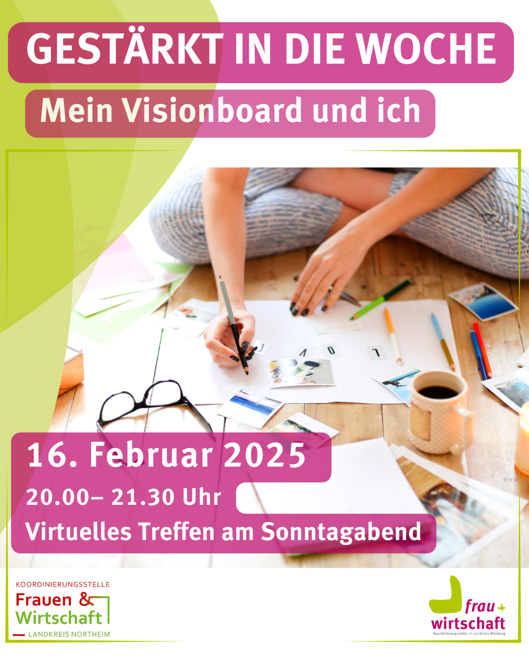 Gestärkt in die Woche starten: Mein Visionboard & ich