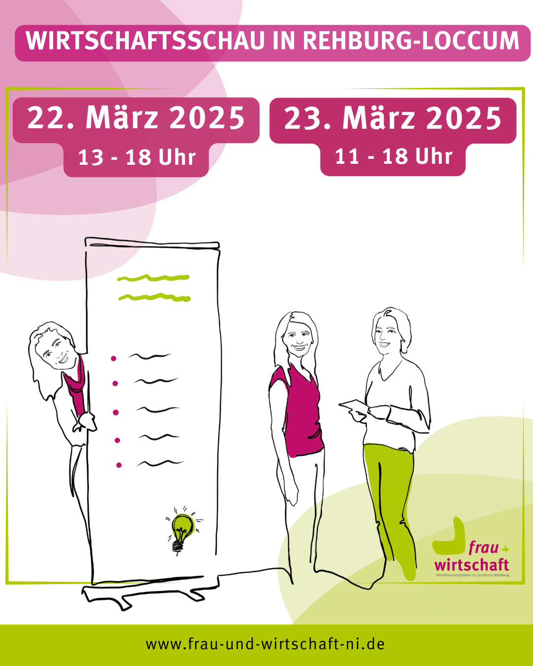 Wir sind auf der Wirtschaftsschau!