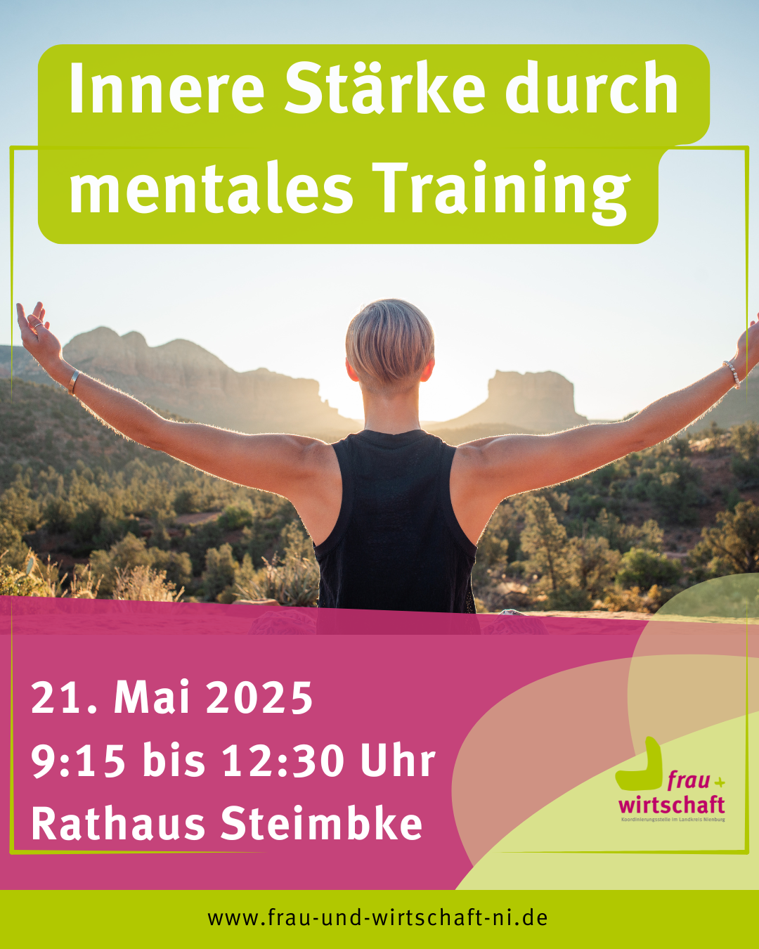 Seminarankündigung “Innere Stärke durch mentales Training”