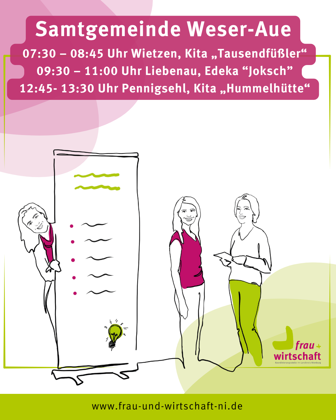 Infomobiltour morgen in der Samtgemeinde Weser-Aue