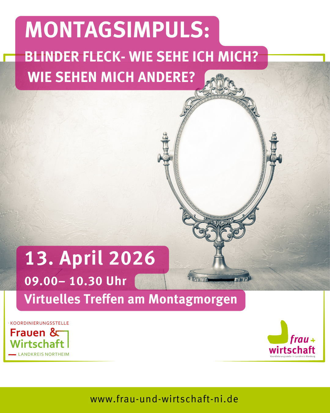 Montagsimpuls: Blinder Fleck- wie sehe ich mich? Wie sehen mich andere?