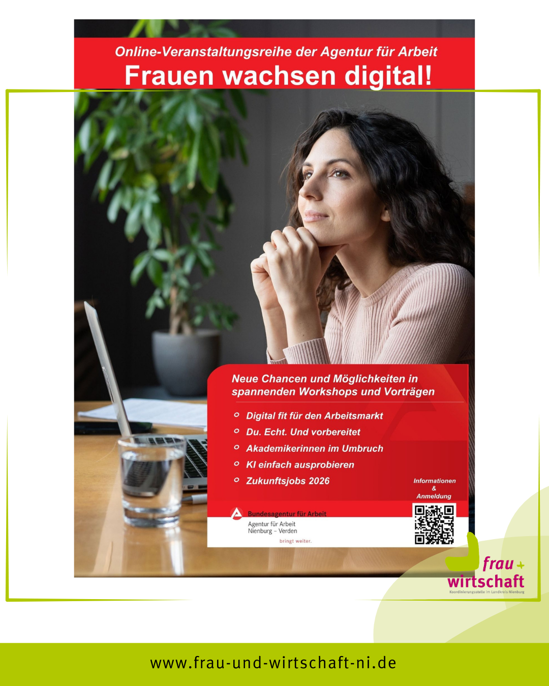 Frauen wachsen digital- Die kostenfreie Online-Reihe