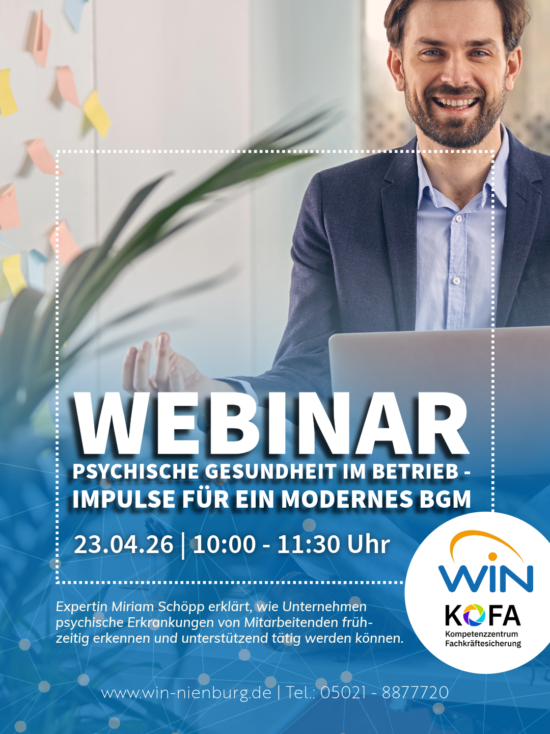 Webinar: Psychische Gesundheit am Arbeitsplatz