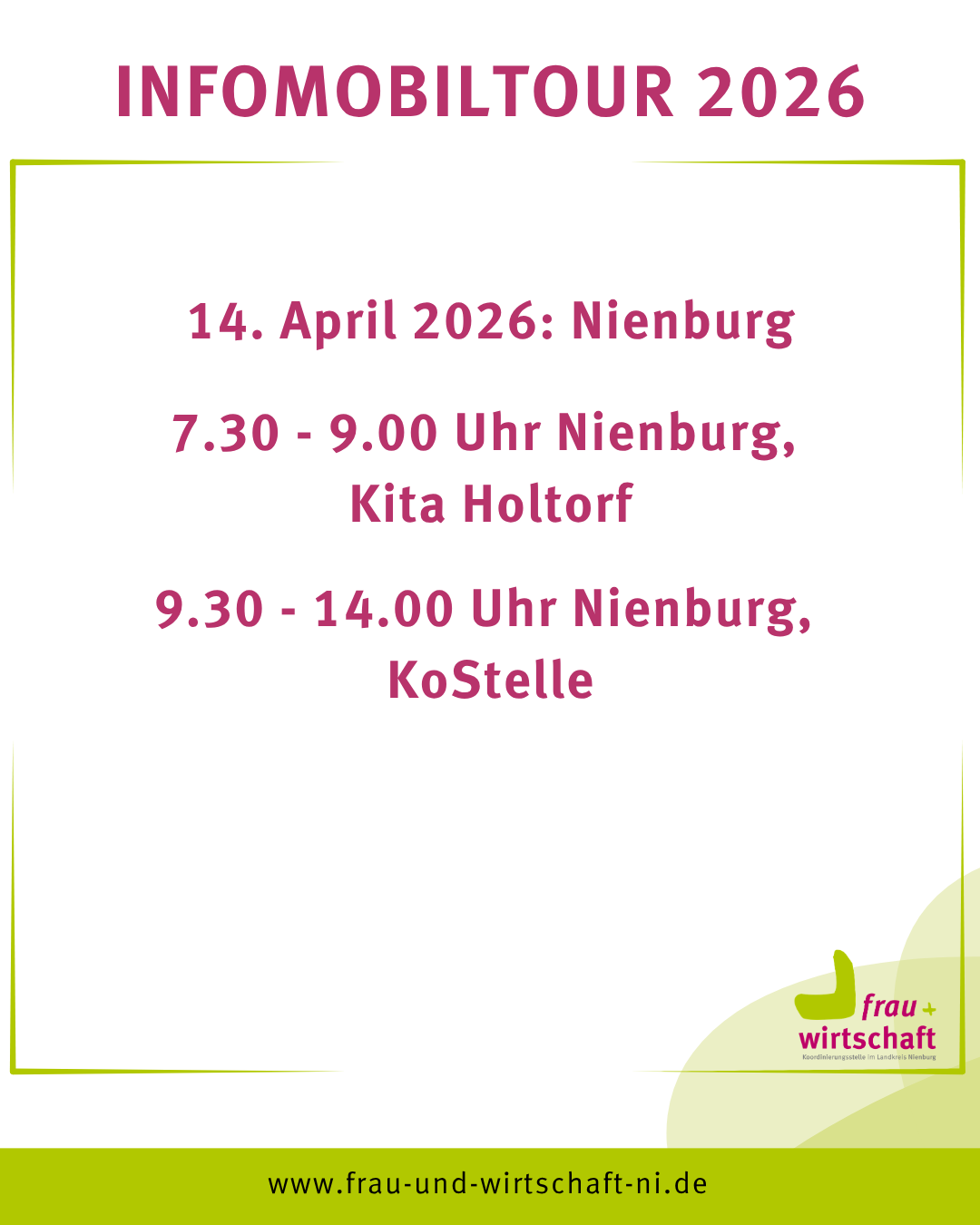 Infomobiltour am 14. April 2026 in Nienburg