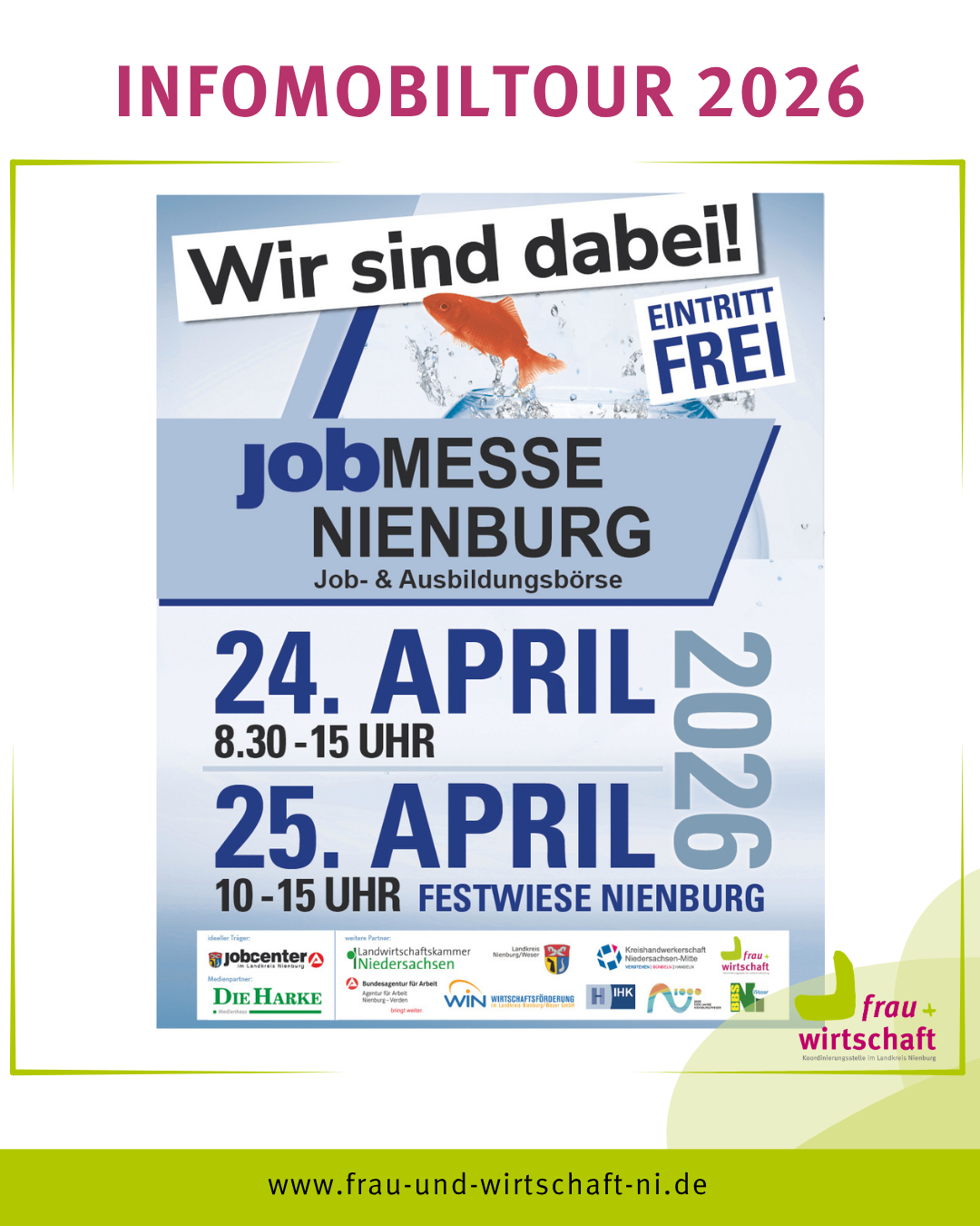 Jobmesse Nienburg 2026 – Wir sind dabei!
