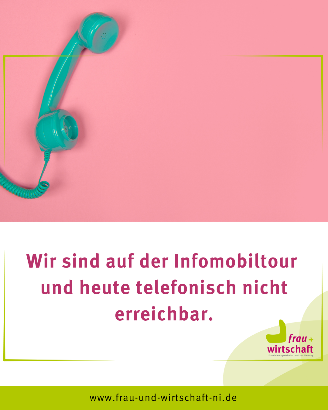 Heute ist unser Büro nicht besetzt