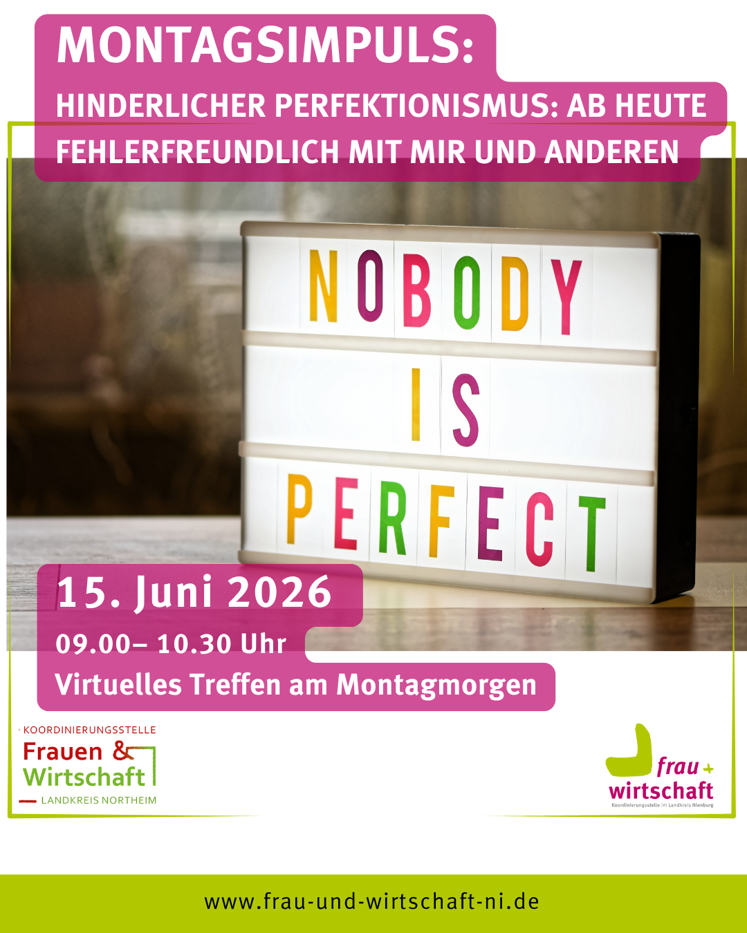 Hinderlicher Perfektionismus: Ab heute fehlerfreundlich mit mir und anderen