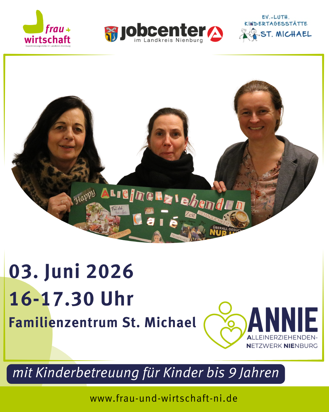 Das Alleinerziehenden-Netzwerk trifft sich am 3. Juni