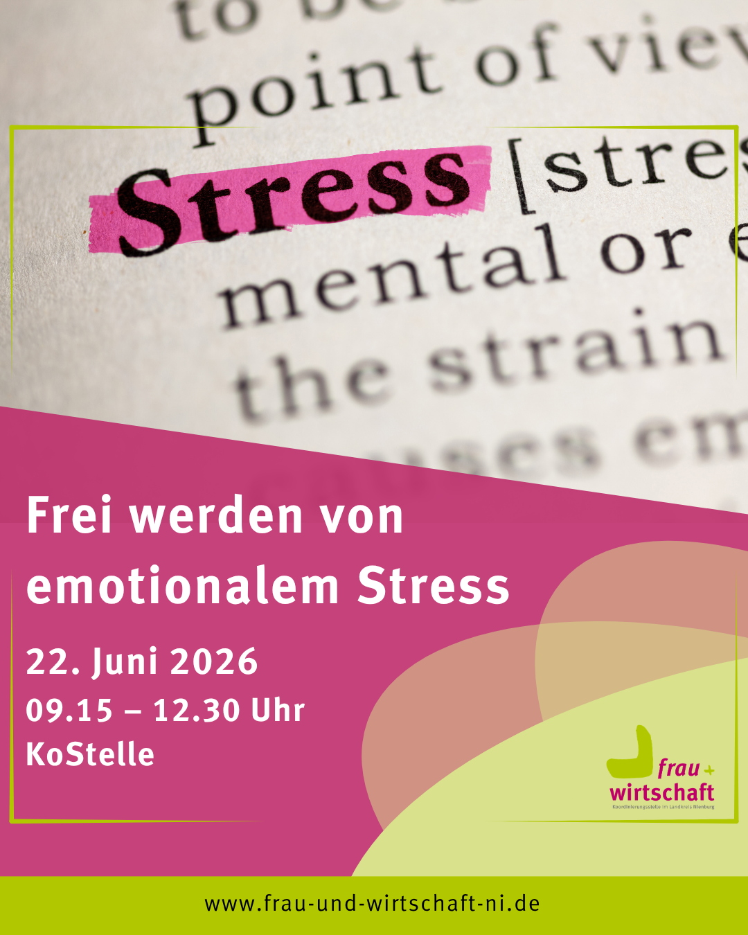 Frei werden von emotionalem Stress