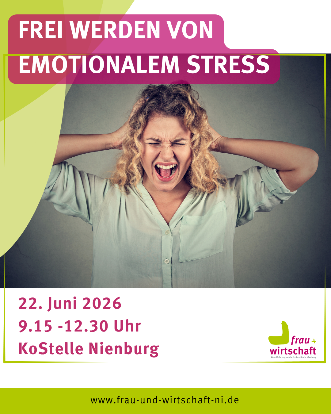 Frei werden von emotionalem Stress