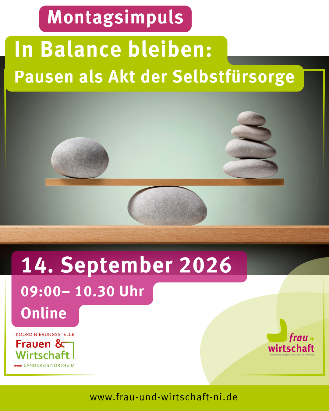 In Balance bleiben: Pausen als Akt der Selbstfürsorge