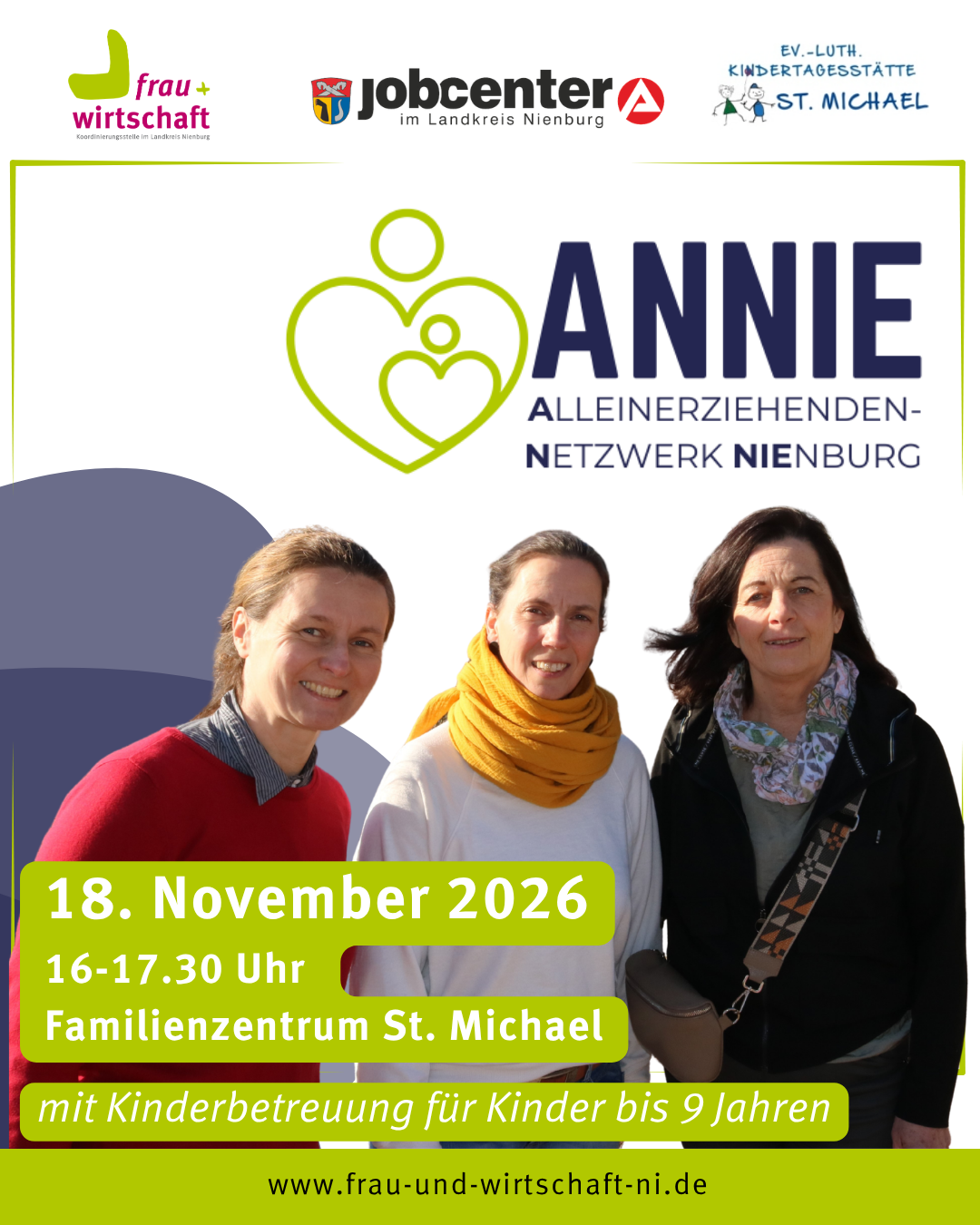 ANNie – Alleinerziehenden-Netzwerk Nienburg trifft sich wieder