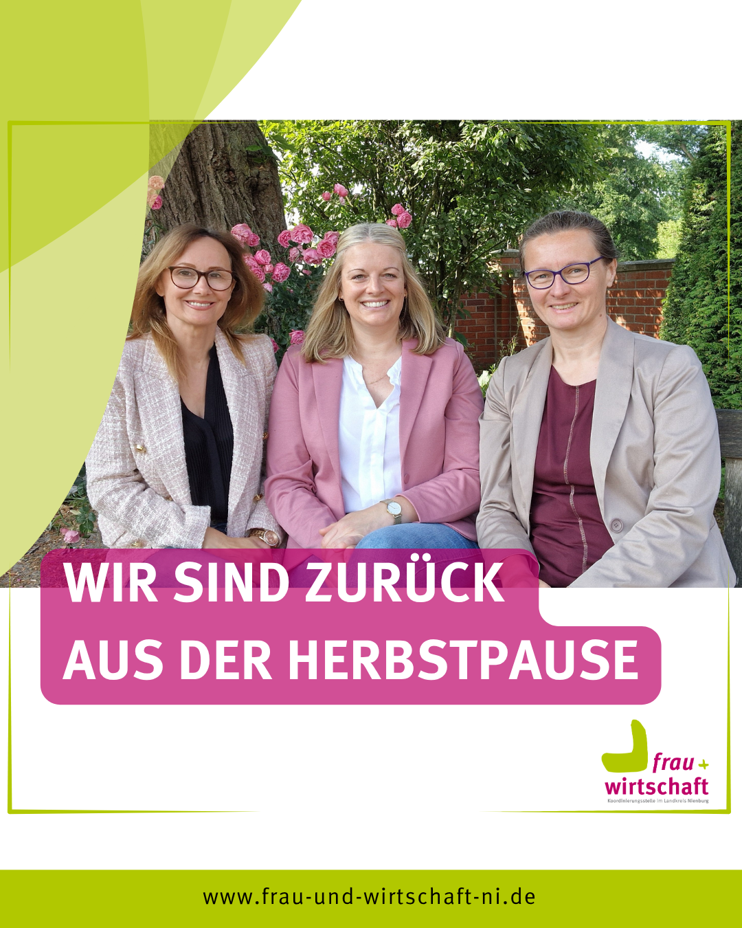 Wir sind zurück aus der Herbstpause